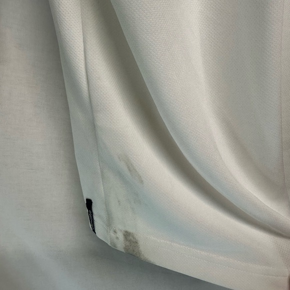 VTG Men's Adidas‎ Climalite Michigan Wolverines White Performance Polo Men's - Picture 12 of 12